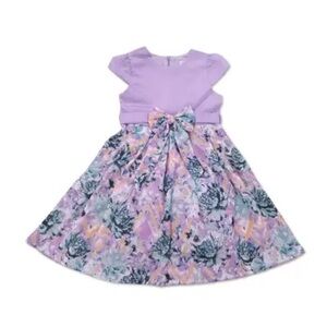 JOE-ELLA Floral Print Party Dress